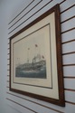 F62973EC: Vintage English Steamship Colored Engrav