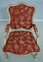 63033EC: Pair Decorative French Style Upholstered 