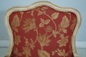 63033EC: Pair Decorative French Style Upholstered 