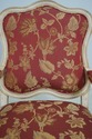 63033EC: Pair Decorative French Style Upholstered 