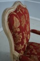 63033EC: Pair Decorative French Style Upholstered 