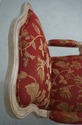 63033EC: Pair Decorative French Style Upholstered 