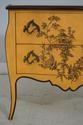 63003EC: BAKER Chinoiserie Paint Decorated 2 Drawe