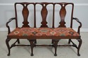 F62995EC: Antique Inlaid Mahogany Queen Anne Style