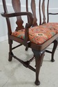 F62995EC: Antique Inlaid Mahogany Queen Anne Style