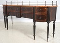L71035: MAITLAND SMITH Inlaid Mahogany Sheraton Si