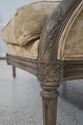71658: HARDEN French Louis XVI Loveseat & Ottoman