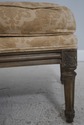 71658: HARDEN French Louis XVI Loveseat & Ottoman