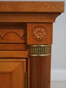 L71217: Pair Neoclassical Satinwood Finish 2 Door 