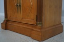 L71217: Pair Neoclassical Satinwood Finish 2 Door 