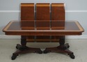 L71665: BAKER Banded Mahogany Neoclassical Dining 