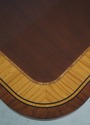 L71665: BAKER Banded Mahogany Neoclassical Dining 
