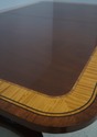 L71665: BAKER Banded Mahogany Neoclassical Dining 