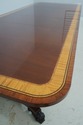 L71665: BAKER Banded Mahogany Neoclassical Dining 