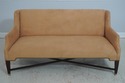 71717: EDWARD FERRELL Suede Upholstered Settee Lov