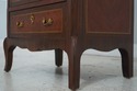 F71720: Vintage French Style Inlaid Marble Top Lin