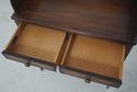 L71683: KITTINGER 2 Drawer Mahogany Serving Table
