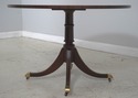 L71705: Round Duncan Phyfe Pedestal Base Dining Ce