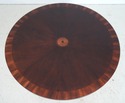 L71705: Round Duncan Phyfe Pedestal Base Dining Ce