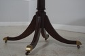 L71705: Round Duncan Phyfe Pedestal Base Dining Ce
