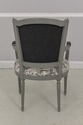 58603EC: Pair French Louis XVI Custom Upholstered 