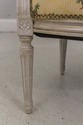 58602EC: Pair French Louis XVI Palm Tree Upholster