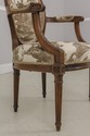 58597EC: Pair French Louis XVI New Toile Upholster