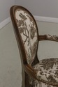 58597EC: Pair French Louis XVI New Toile Upholster