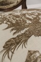 58597EC: Pair French Louis XVI New Toile Upholster