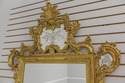 58588EC: Italian Ornately Carved Gilt Wood Framed 