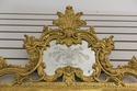 58588EC: Italian Ornately Carved Gilt Wood Framed 