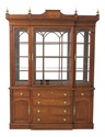 58530EC: STATTON Federal Style Cherry Breakfront C