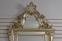 66915: LABARGE Ornate Frame Silver Gilt Mirror