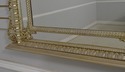 66915: LABARGE Ornate Frame Silver Gilt Mirror