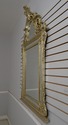 66915: LABARGE Ornate Frame Silver Gilt Mirror