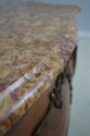 63025EC: Vintage French Louis XV Style Marble Top 