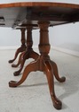 LF66617: English Antique Walnut 3 Pedestal Dining 