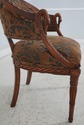 L67046: Set of 4 Regency Style Swan Arm Upholstere