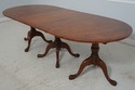 LF66617: English Antique Walnut 3 Pedestal Dining 