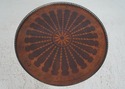 L66480: THEODORE ALEXANDER Round Inlaid Lamp Table