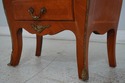 LF66910: Pair French Marble Top 3 Drawer Nightstan