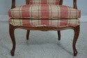 L67039: Pair Vintage French Louis XV Upholstered B