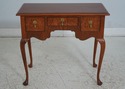 L66757: BAKER George III 3 Drawer Walnut Low Boy
