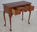 L66757: BAKER George III 3 Drawer Walnut Low Boy