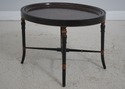 L71710: Regency Style Toleware Tray Top Coffee Tab