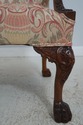 71769: Pair Chippendale Paw Feet Newly Upholstered