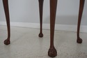 71805: Ball & Claw Feet Custom Mahogany Lamp Table