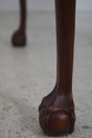 71805: Ball & Claw Feet Custom Mahogany Lamp Table