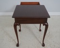 71805: Ball & Claw Feet Custom Mahogany Lamp Table
