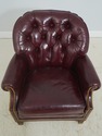 L71758: HANCOCK & MOORE Tufted Chair & Ottoman